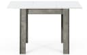 B&D home Esstisch LIVIUS ausziehbar Weiß/Beton Bild 2