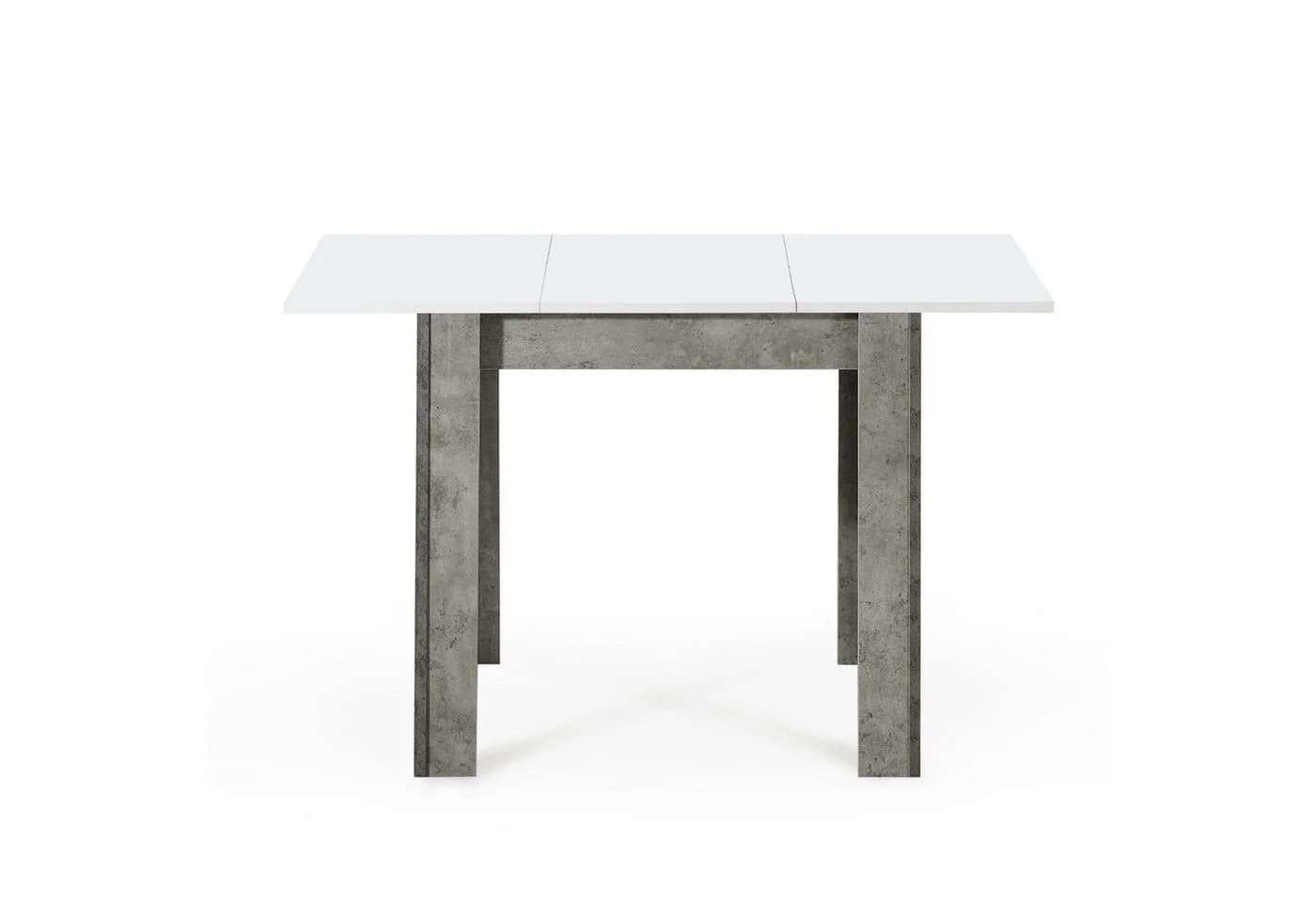 B&D home Esstisch LIVIUS ausziehbar Weiß/Beton - Bild 3