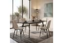 B&D home Essgruppe Mara & Vicka 5-tlg. Esstisch ausziehbar Samt Bild 1