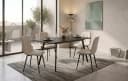 B&D home Essgruppe Mara & Vicka 5-tlg. Esstisch ausziehbar Samt Bild 2
