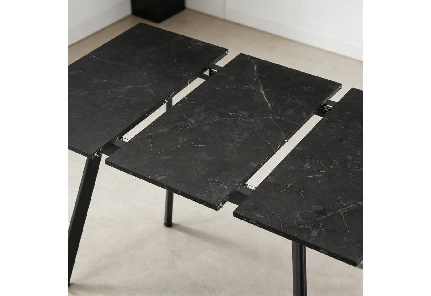 B&D home Essgruppe Mara & Vicka 5-tlg. Esstisch ausziehbar Samt - Bild 3
