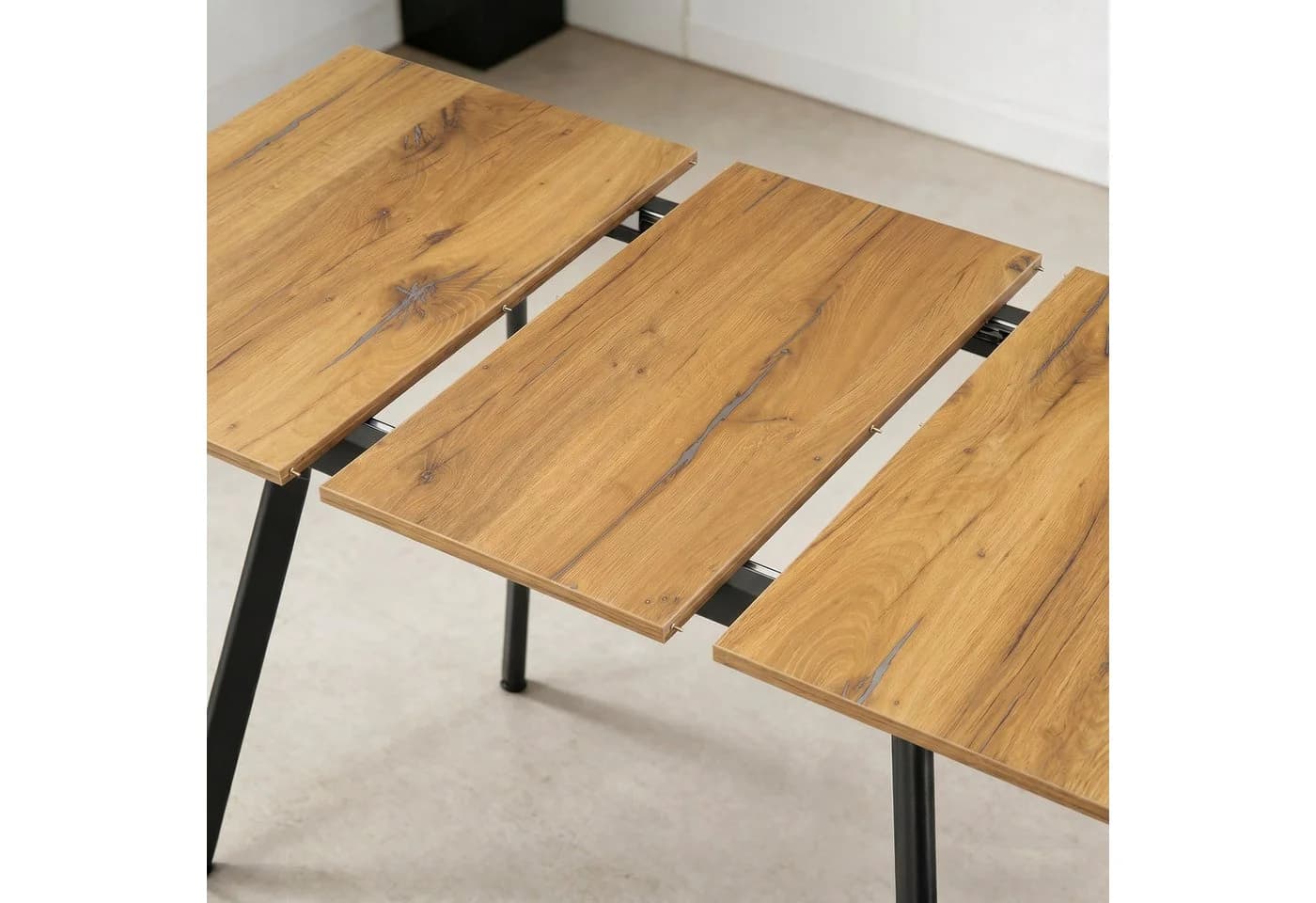B&D home Essgruppe Mara & Vicka 5-tlg. Esstisch ausziehbar Samt Braun - Bild 4