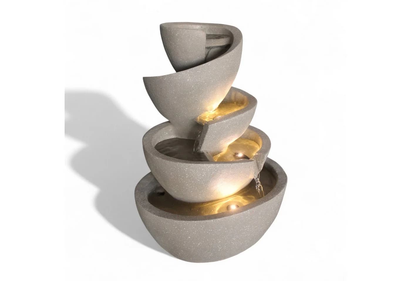 Arnusa Zimmerbrunnen BK912 mit LED-Beleuchtung und Polyresin - Bild 5
