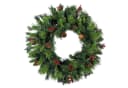 Arnusa Weihnachtskranz 60 cm mit roten Beeren und Zapfen Bild 2
