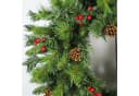 Arnusa Weihnachtskranz 60 cm mit roten Beeren und Zapfen Bild 3