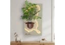 Arnusa LED-Bild 3D Wandbild mit LED-Beleuchtung & Glasvase, Baum, Wanddeko Bild 3