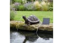 Arnusa Solar Wasserspeier Schildkröte Braun Polyresin Teichdekoration Bild 4