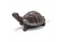 Arnusa Solar Wasserspeier Schildkröte Braun Polyresin Teichdekoration Bild 5