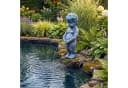 Arnusa Solar Wasserspeier Junge klassisch Gartendeko Polyresin Bild 4