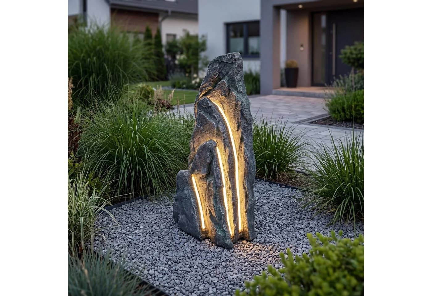 Arnusa Gartenfelsen mit LED Beleuchtung warmweiß