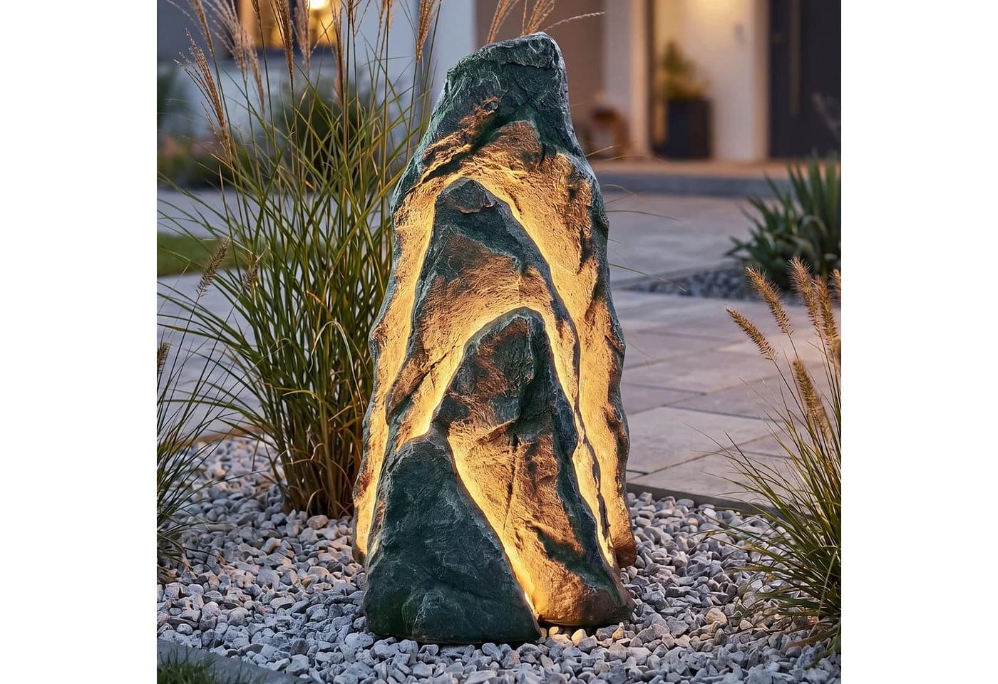 Arnusa Gartenfelsen mit LED Beleuchtung warmweiß - Bild 2