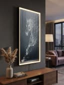 Arnusa LED-Wandbild Pferd Glas warmweiß mit Fernbedienung Bild 5