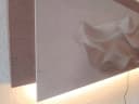 Arnusa LED-Bild Wanddekoration Beige Braun mit Licht Bild 4