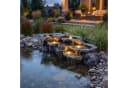 Arnusa Kunstfelsen-Wasserfall mit LED und Pumpe Bild 3
