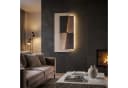 Arnusa LED-Wandbild WD010 Abstrakt Modern Beige Schwarz mit Fernbedienung Bild 4