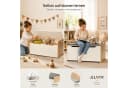ALVIX Spielzeugtruhe NESTA 1 mit Sitzkissen, Soft-Close-Deckel, Beige/Weiß Bild 3