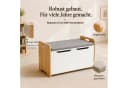 ALVIX Spielzeugtruhe NESTA 1 mit Sitzkissen, Soft-Close-Deckel, Beige/Weiß Bild 4