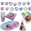 Party Factory Kindergeschirr-Set Gabby’s Dollhouse 48-tlg Bunt Bild 2