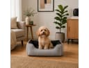 belviona Wendbares Hundekörbchen 2-in-1 Schwarz/Grau Bild 1