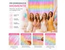 TK Gruppe Lamettavorhang Bunt 200 × 100 cm Partydeko Bild 1