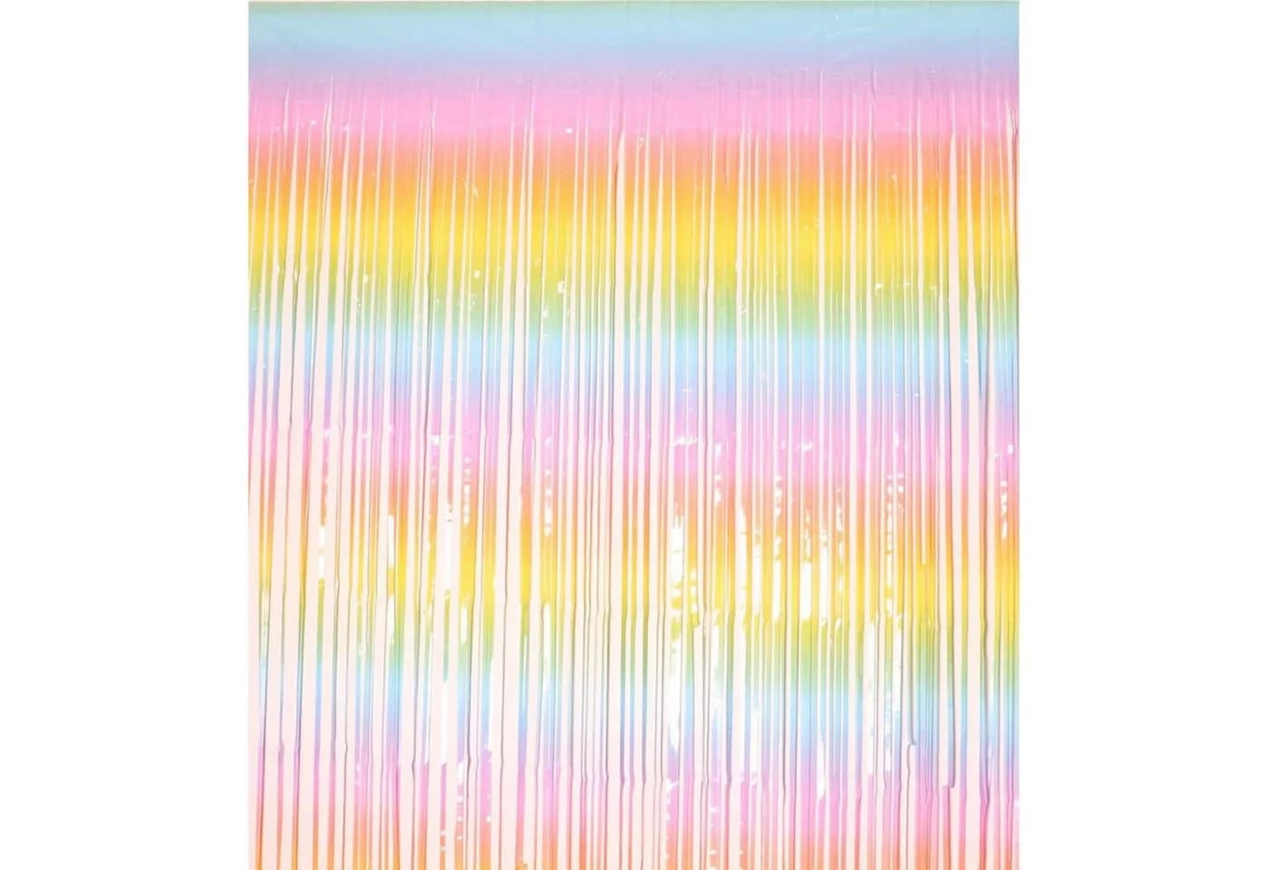 TK Gruppe Lamettavorhang Bunt 200 × 100 cm Partydeko - Bild 2