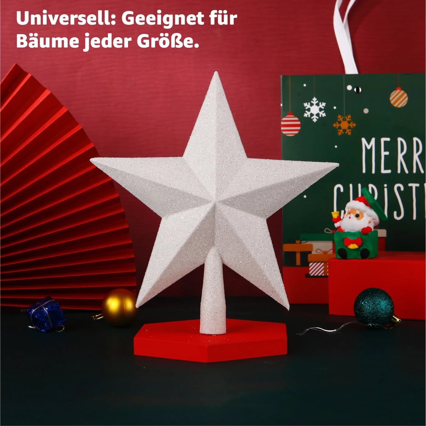 TK Gruppe Christbaumspitze für Weihnachtsbaum, wiederverwendbar - Bild 5