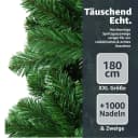 Weihnachtswunder® Künstlicher Weihnachtsbaum 180 cm grün Nordmanntanne Bild 4