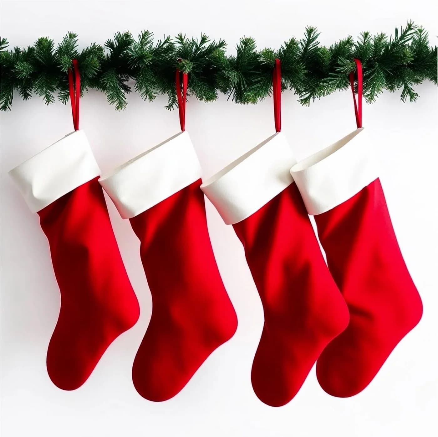 TK Gruppe Hänge-Weihnachtsbaum 4er Set Weihnachtsstrümpfe - Bild 2