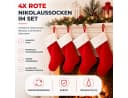 TK Gruppe Hänge-Weihnachtsbaum 4er Set Weihnachtsstrümpfe Bild 3