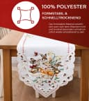 texpot Tischdecke Stickerei Hasenkinder Osterhasen Ostern Bild 1
