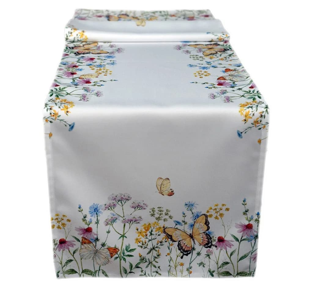 texpot Tischdecke Blumen und Schmetterlinge Frühling - Bild 2