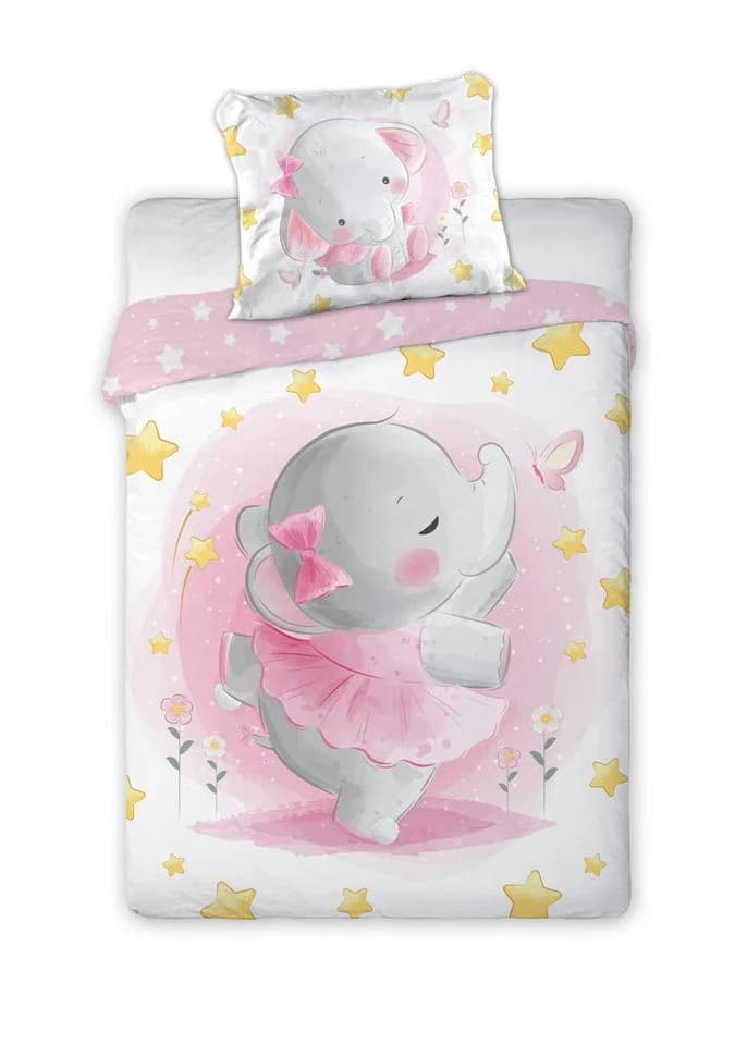 texpot Kinderbettwäsche Elefant Bunt 100x135 cm - Bild 5