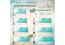 Lantigo Strandparavent Windschutz Mikrofaser Bunte Streifen Bild 1