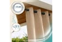 Lantigo Outdoorvorhang Beige Wasserdicht mit Ösen Bild 5