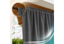 Lantigo Outdoorvorhang Grau Wasserdicht Oxford 500D mit Raffhalter Bild 5