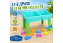 Koopman Wasserspieltisch Sandtisch 10-tlg. Bunt Bild 3