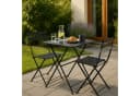 Koopman Klapptisch 60x60cm Anthrazit Metall Modern Bild 1