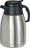 Koopman Isolierkanne 1,5L Edelstahl Silber Schwarz Auslaufsicher Bild 4