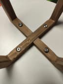 Koopman Beistelltisch 38x35cm Vierbeiner Holz Bild 5