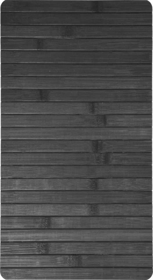 Koopman Couch-Tablett Bambus Schwarz 44x24 cm
