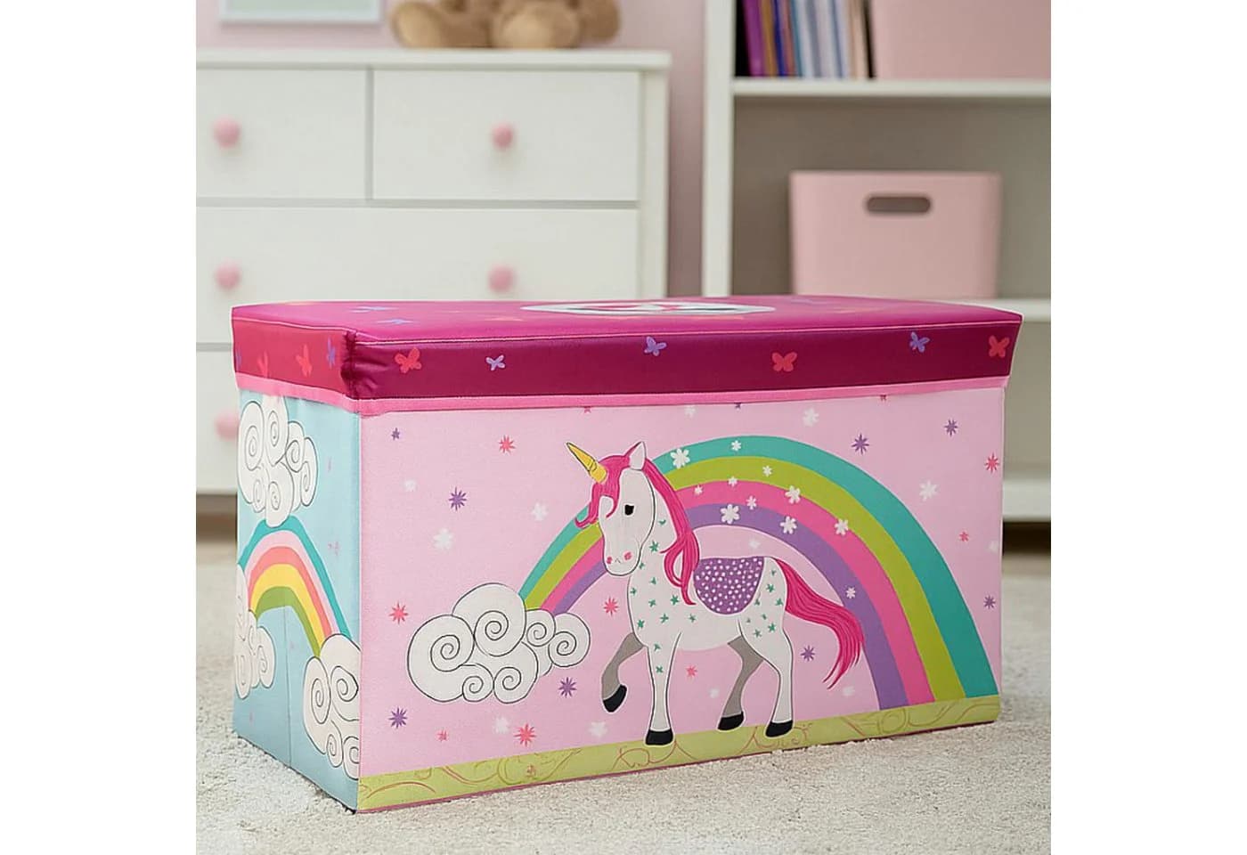 Koopman Aufbewahrungsbox Spielzeugkiste Einhorn 60L - Bild 2