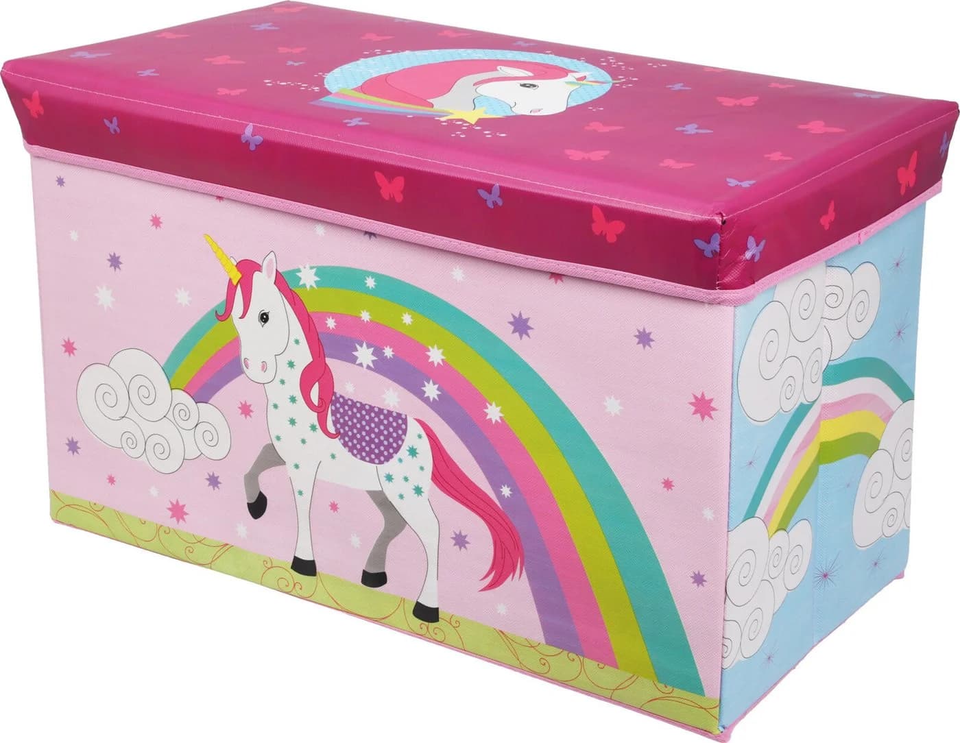 Koopman Aufbewahrungsbox Spielzeugkiste Einhorn 60L - Bild 3