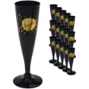 Koopman Champagnerglas 16er Set Schwarz Kunststoff Bild 2