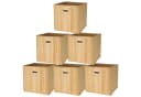Koopman Aufbewahrungsbox Bambus Faltbar 6er Set Bild 2