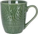 Koopman Kaffeetasse 6er Set Keramik 390ml Grün Beige Braun Bild 3
