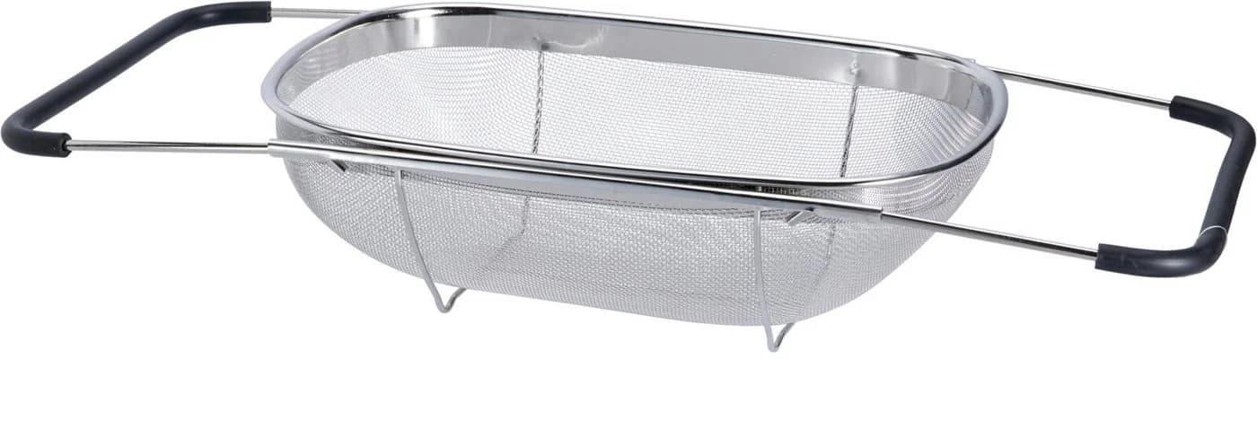 Koopman Küchensieb Edelstahl Verstellbar Silber/Schwarz - Bild 5