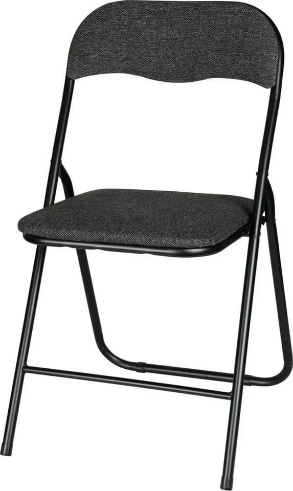 Moderner Klappstuhl in Schwarz - Bild 4