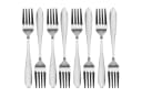 Koopman Tafelgabel 8er Set Edelstahl Silber Bild 1
