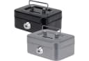 Koopman Geldkassette 2er Set Schwarz/Grau Metall Bild 1