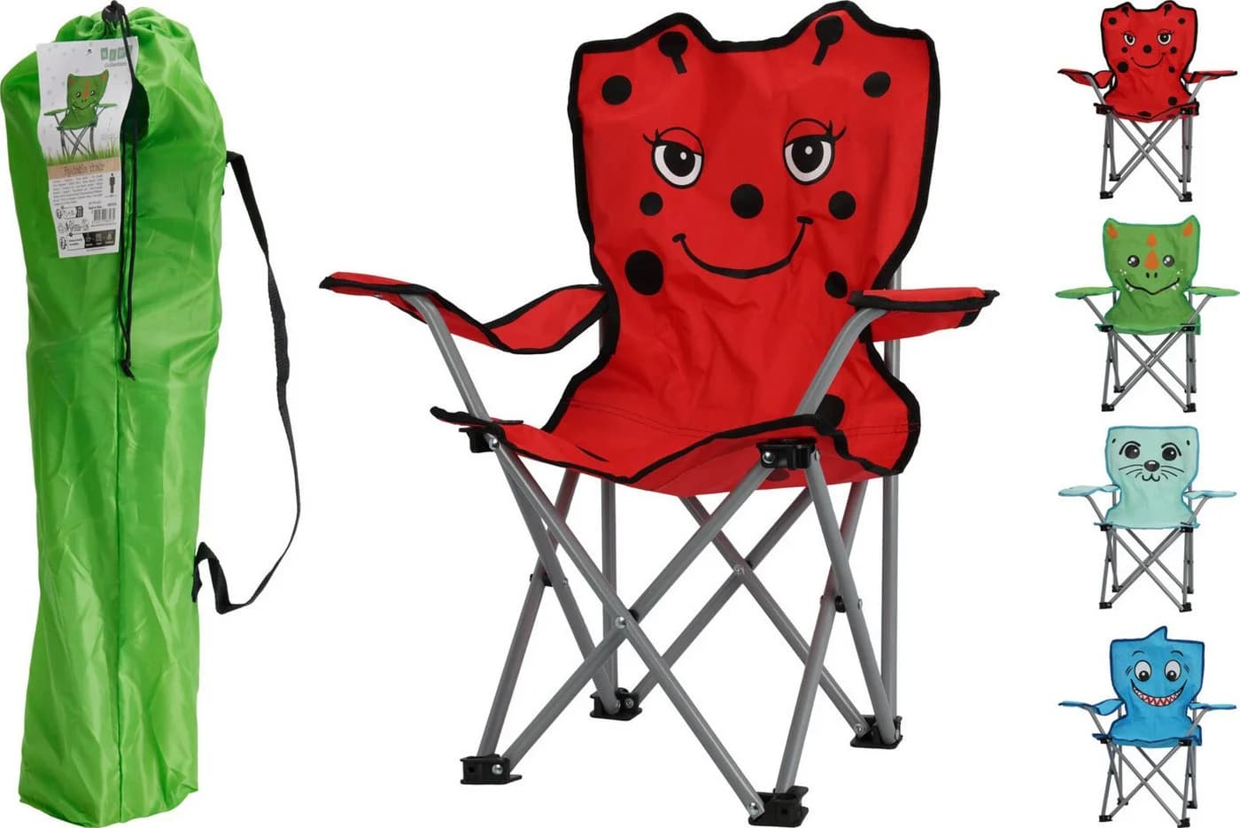 Koopman Faltstuhl Kinderstuhl mit Seelöwen-Motiv und Tragetasche - Bild 4